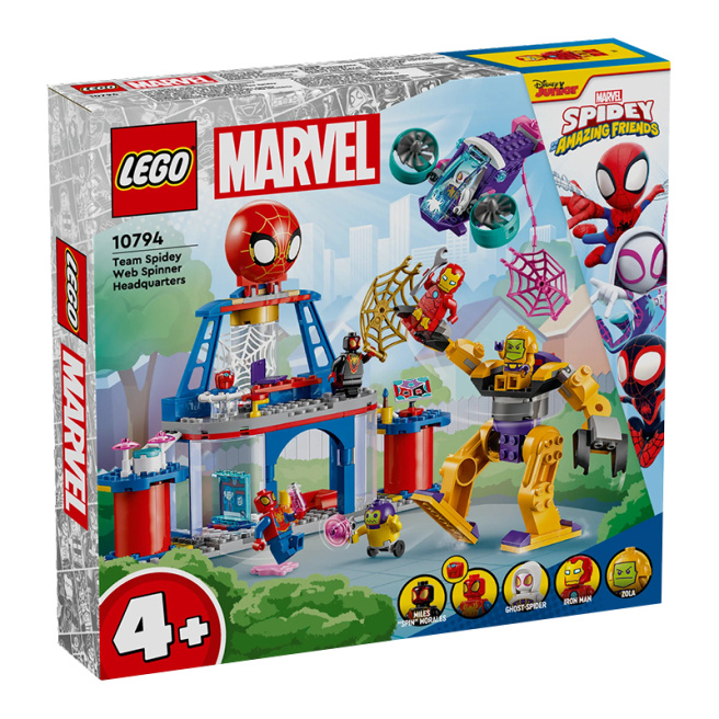 Конструктор LEGO Marvel Штаб-квартира команды Spidey Web Spinner 10794