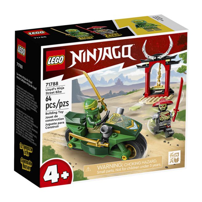 Конструктор LEGO Ninjago Уличный велосипед ниндзя Ллойда 71788