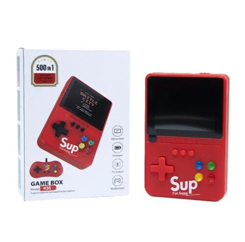 Игра Sup game box 500 games, красный 191001