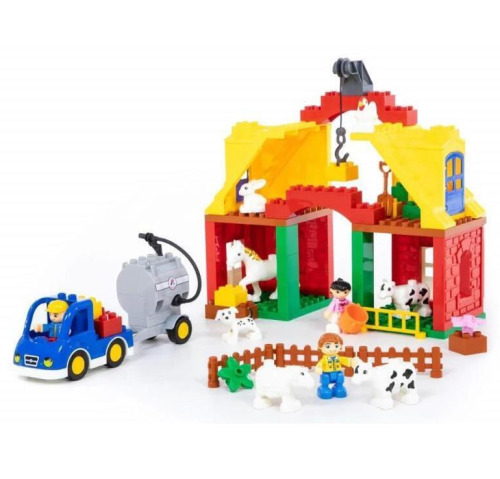 Конструктор Полесье constructor Politie 65 elem B 77561