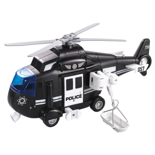 Вертолет инерционный 1:16 "Police Helicopter" (свет, звук) 36233