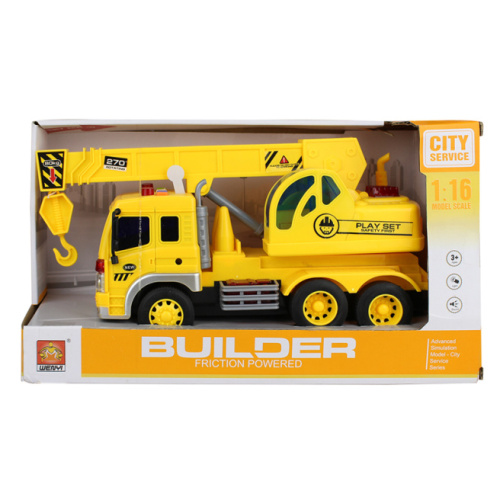 Машина инерционная 1:16 "Construction Truck" (свет, звук) 36203