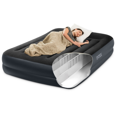 Надувной матрас “Velur Pillow” с подголовником, встр. нас. 220В, до 272кг 64124