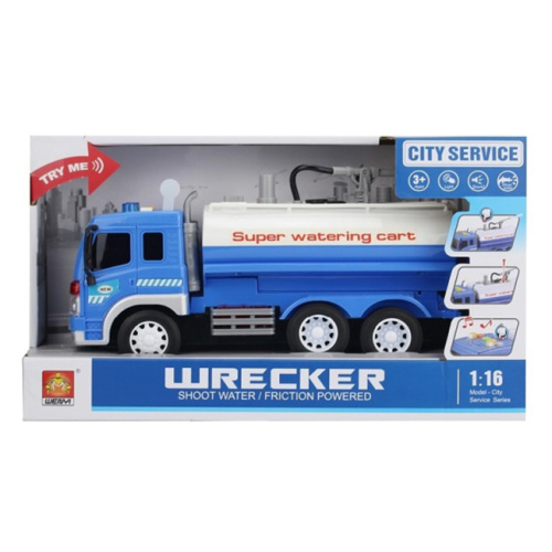 Camion cisternă cu inerție 1:16 (lumini, sunete) 58554