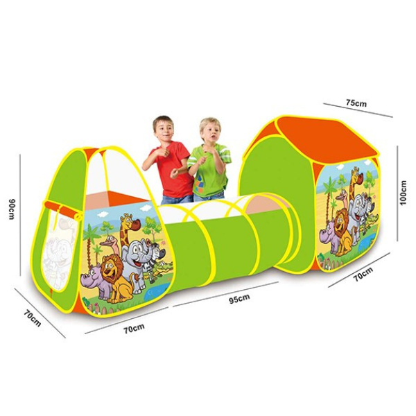 Игровой тоннель с палаткой и игровым кубом 606-102-10D