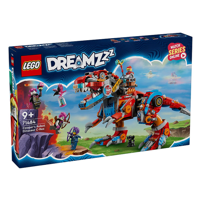 Конструктор LEGO Dreamzzz Робот-динозавр Купера C-Rex 71484