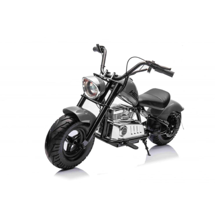 Детский электромотоцикл Ramiz Chopper Warrior 2х18 Темно-серый, PA.XB-1058.SZA