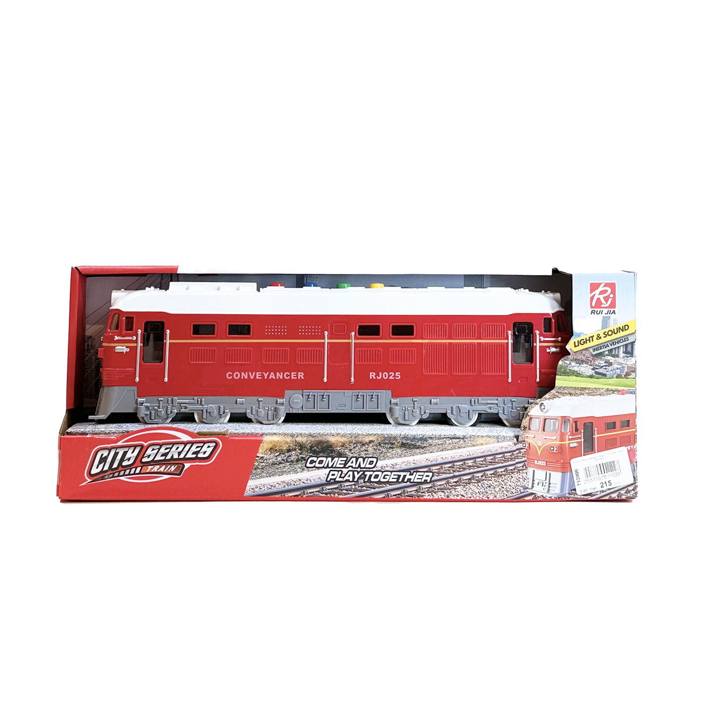 Tren cu inertie 1:16, (lumini, sunet)  RJ025