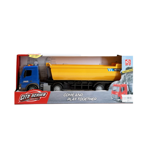 Грузовик  инерционный 1:18 (свет, звук) RJ3368