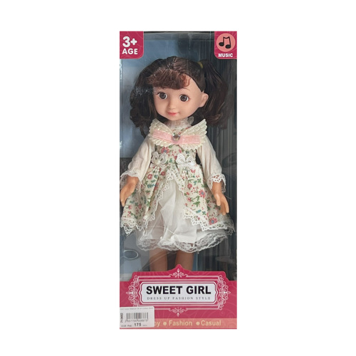 Кукла "Sweet girl" 36 см в платье  T4291