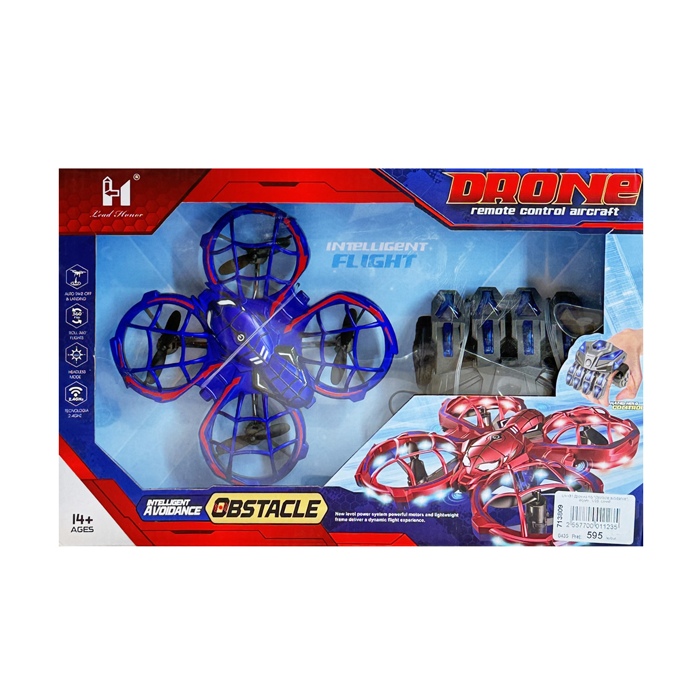 Drona cu t/c "Obstacle avoidance", acum., USB,  LH-X91