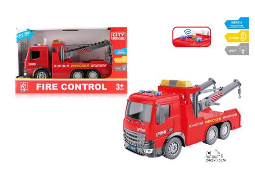 Машинка инерц. 1:18 "Fire Control" (свет, звук) RJ001C