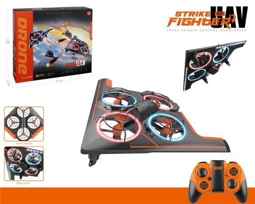 Дрон на п/у "Strike Fighter", со светом, USB B2