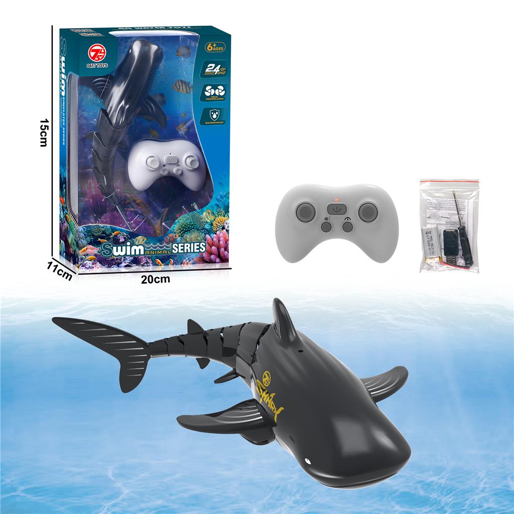 Rechin interactiv cu t/c, pulverizator de apa, USB 18004-43