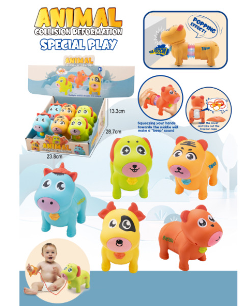 Игрушка антистресс "Popping animal" со светом 273
