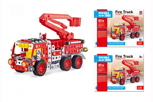 Конструктор метал. "Fire Truck" 327 дет. 510