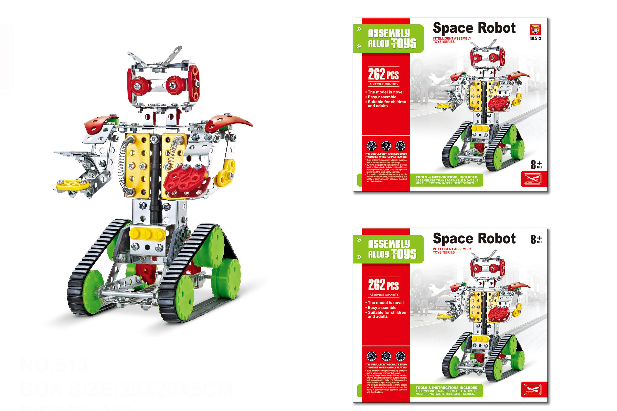 Constructor metalic "Space Robot" 262 elemente 513