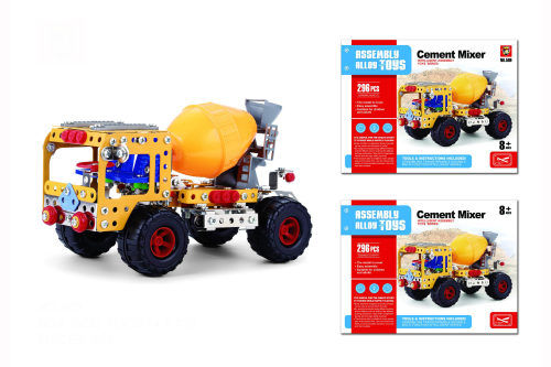 Конструктор метал. "Cement Mixer" 296 дет.509