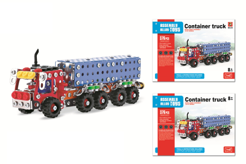 Конструктор метал. "Container Truck" 376 дет. 519