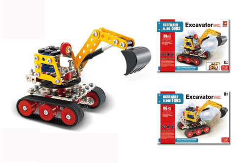 Конструктор метал. "Excavator" 186 дет. 567