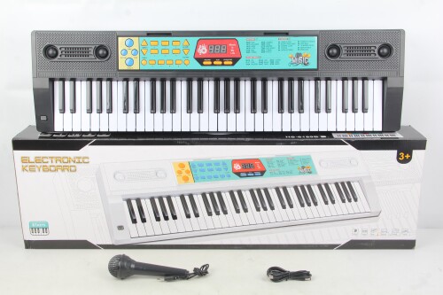 Синтезатор 61 клавиша с микрофоном HS-6189A