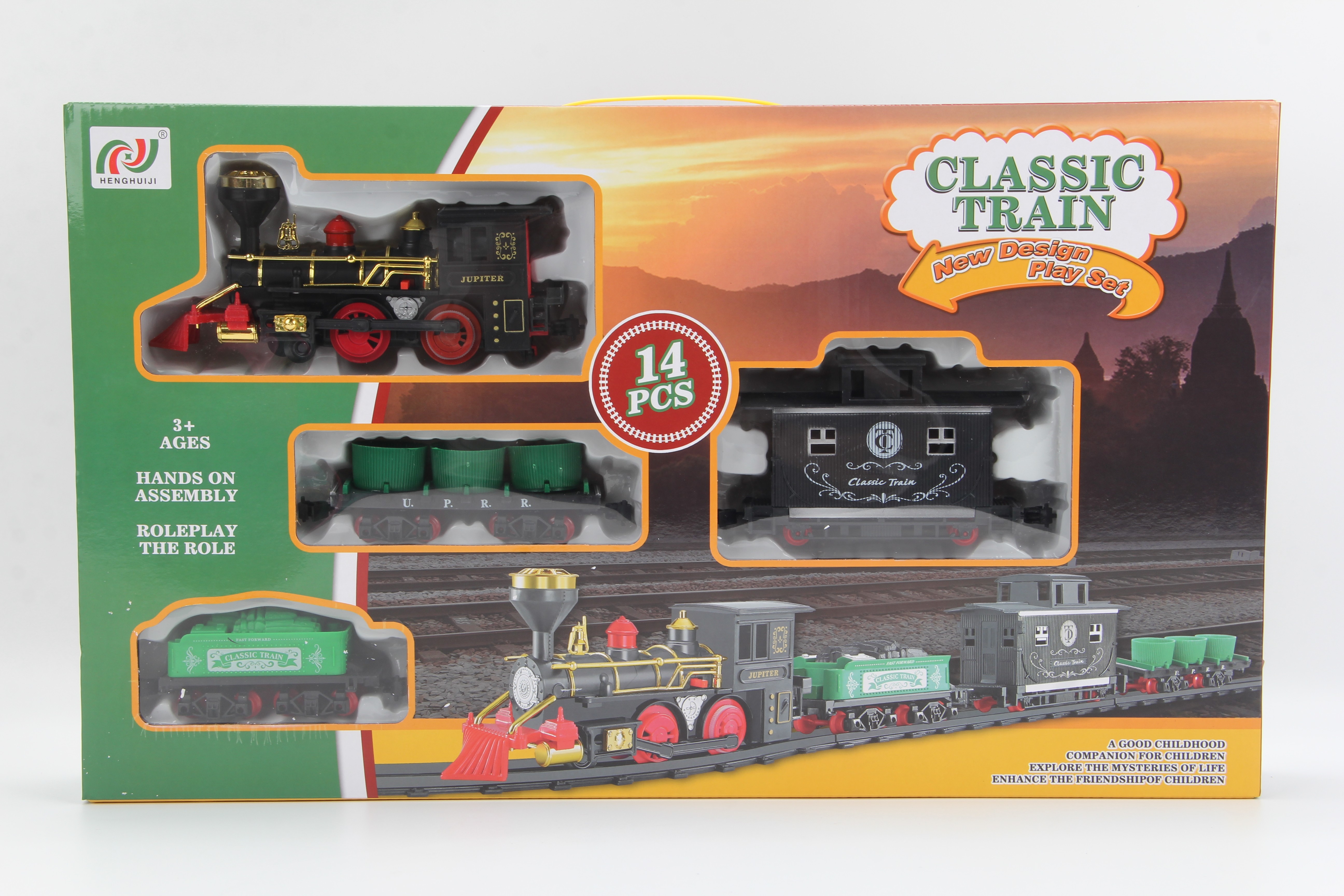 Игровой набор Железная дорога "Clasic Train", свет/звук V8603