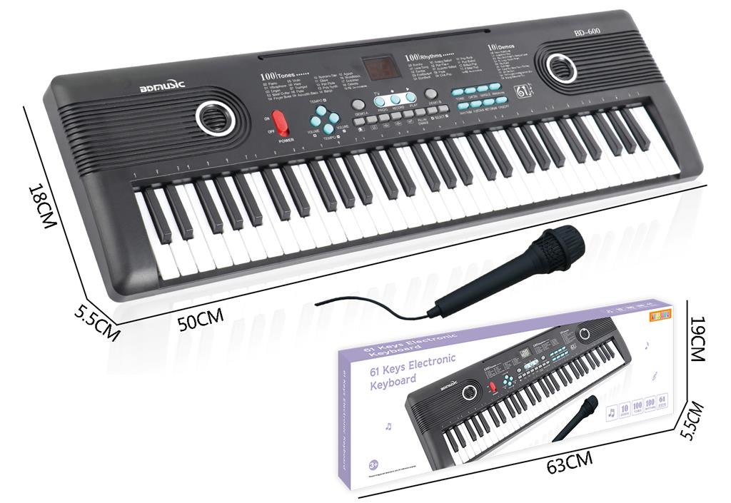 Sintetizator (61 de clape) + USB și microfon R673