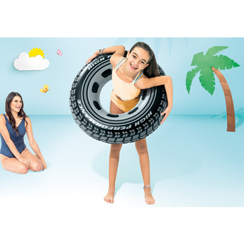 INTEX Cerc gonflabil “Anvelopă” D 91 cm, până la 60 kg, 9+ 59252