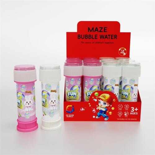 Набор мыльных пузырей "Maze bubble Зайчик"/12шт 5588-5A