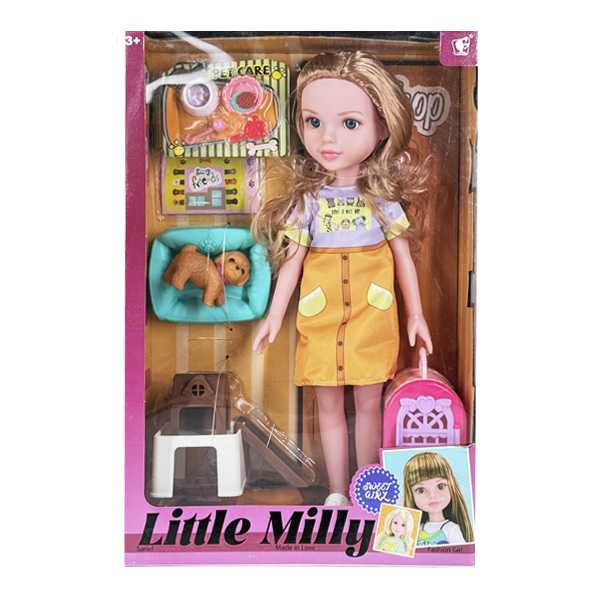 Set de joacă cu păpușă „Little Milly” 92061-E