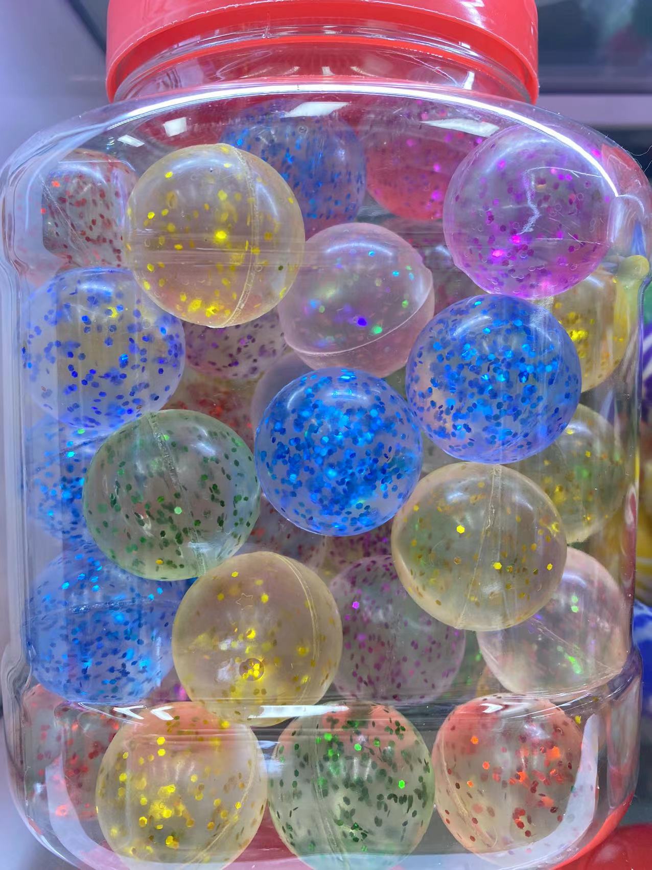 Попрыгунчик Glitter 35мм (банка) KD-35J