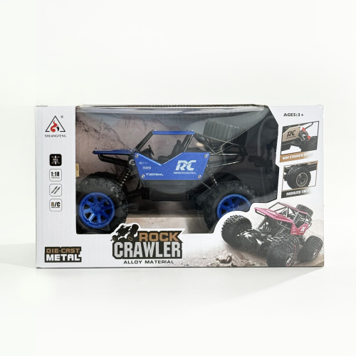 Машина металл "Rock Crawler" 1:18 на пульте управления, аккумулятор  2029