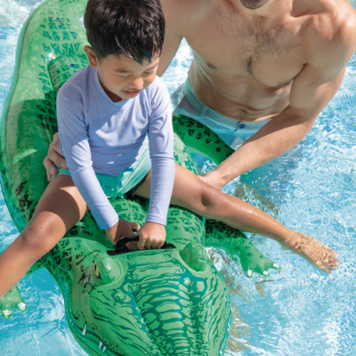 INTEX Plută-saltea gonflabilă “Crocodil” cu mâner, 168х86 cm, până la 40 kg, 3+ 58546