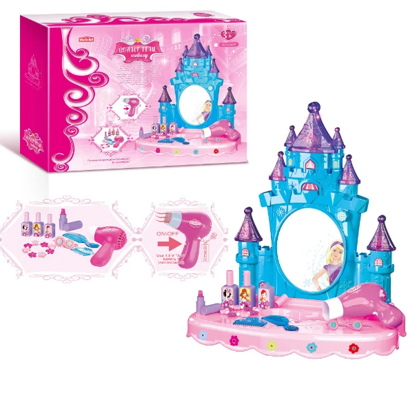 Set de joacă Essa Toys Castel albastru cu oglindă 58655