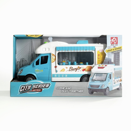 Машина инерц. "Ice cream truck", свет/звук,  RJ5524