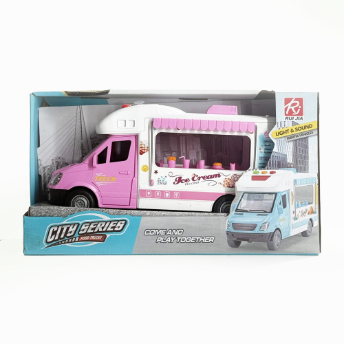 Машина инерц. "Ice cream truck", свет/звук,  RJ5524