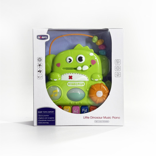 Jucărie interactivă „Pian Dino”, Abero, roz QX-9309
