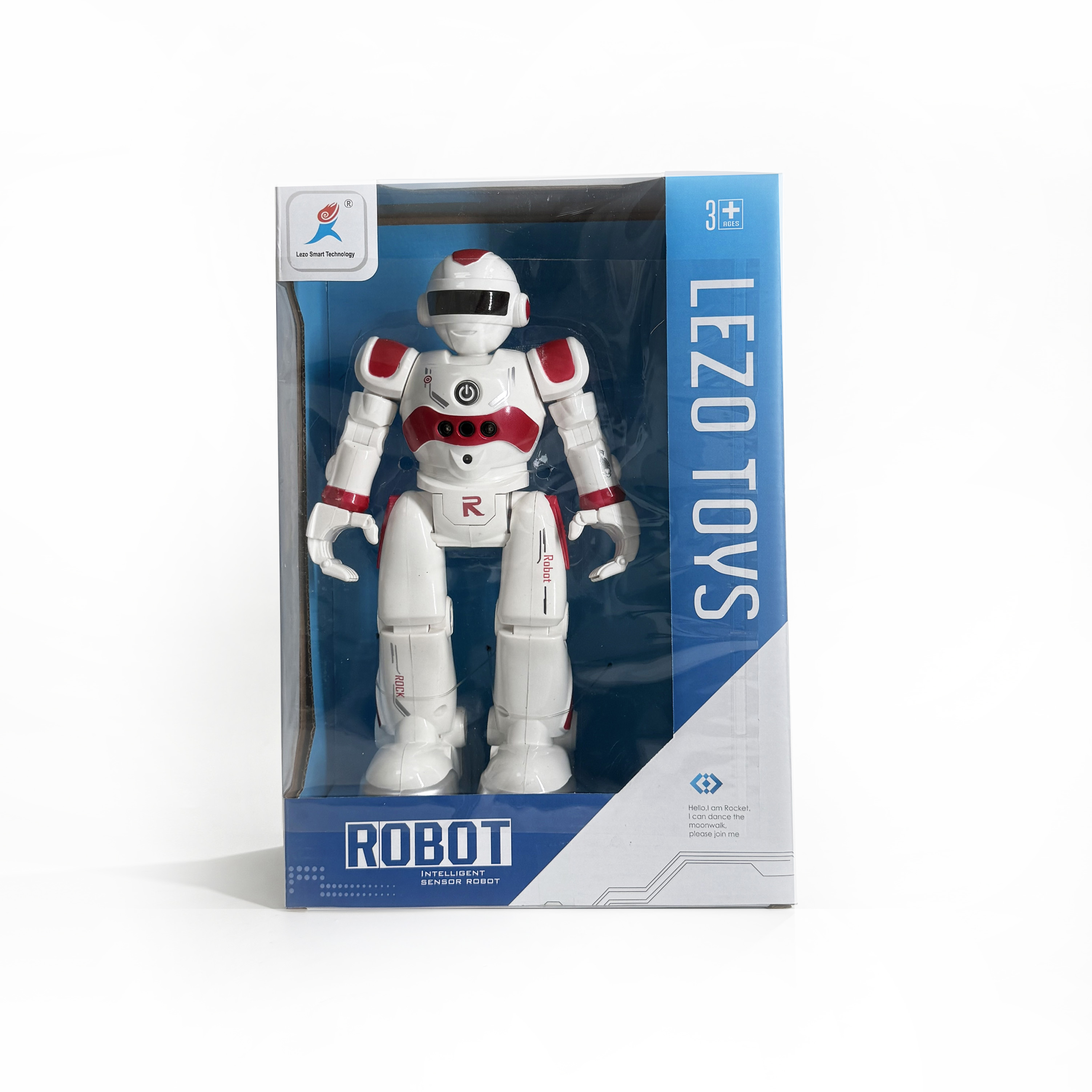 Robot cu telecomandă „Lezo”, cu USB, albastru 99888-3