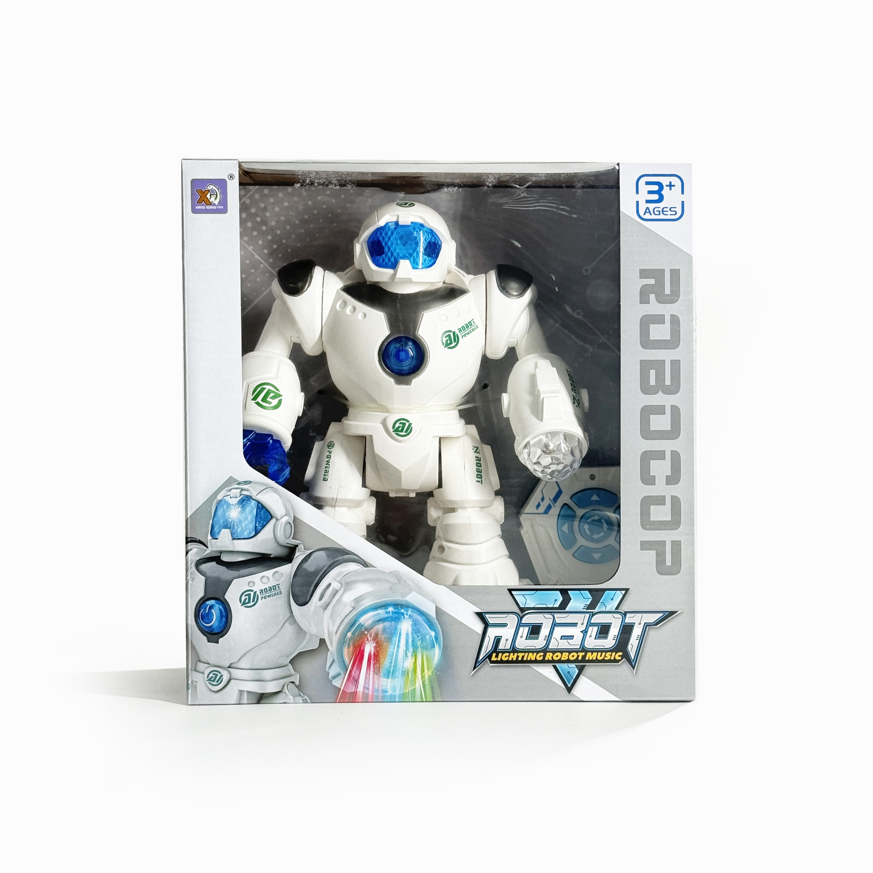 Robot cu telecomandă „Robocop”, baterie,  8820