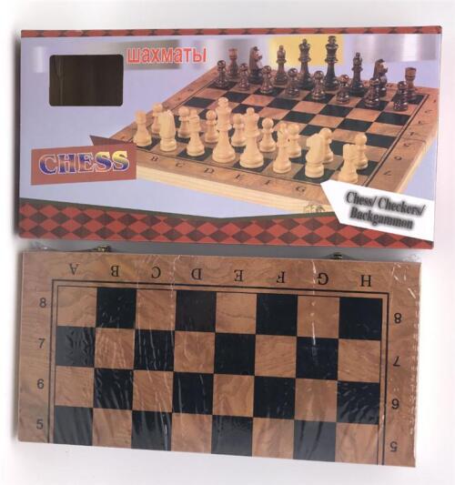 Набор наст. игр 3в1 (шашки/шахматы/нарды) 39.5см W782L