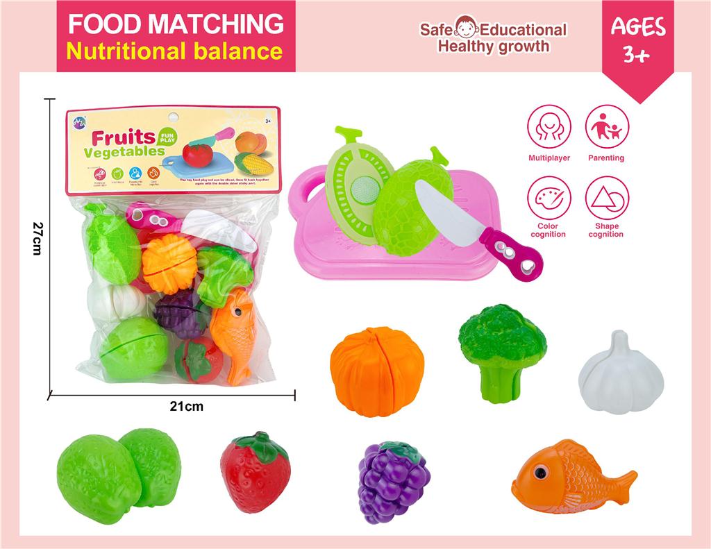 Set de fructe și legume tăiate 8011