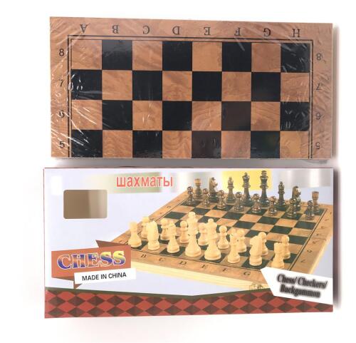 Набор наст. игр 3в1 (шашки/шахматы/нарды) 34см W782M