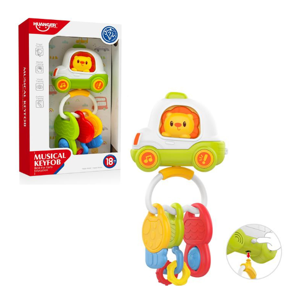 Игрушка для малышей "Ключи" свет/звук, HE0560