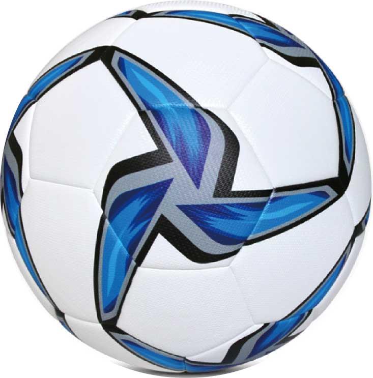 Minge de fotbal din PU, 23 cm, albastră LF112-26