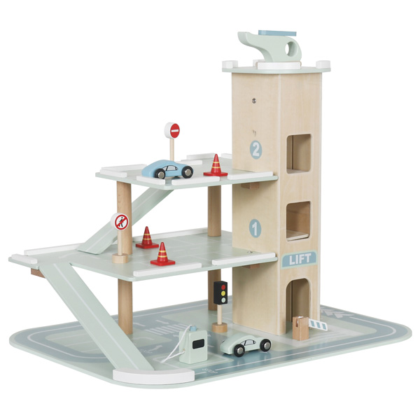 Set de joaca din lemn "Parcare" W04B130