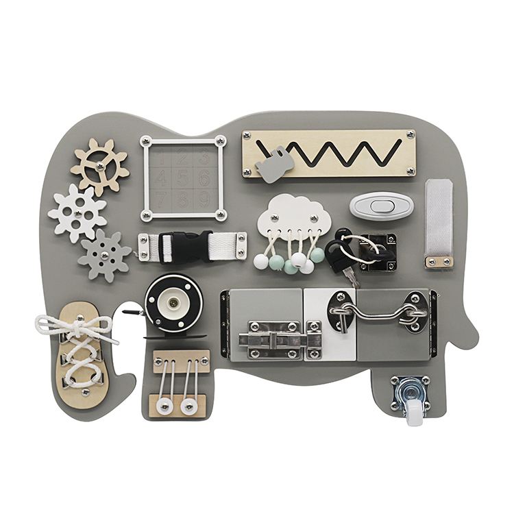 Busyboard din lemn"Elefant" W12D558