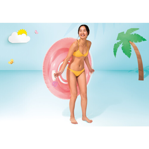 Şezlong-cerc gonflabil pentru înot cu mânere 119 cm 58883