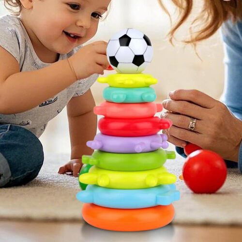 Пирамидка 12 колец "Football" JY3310