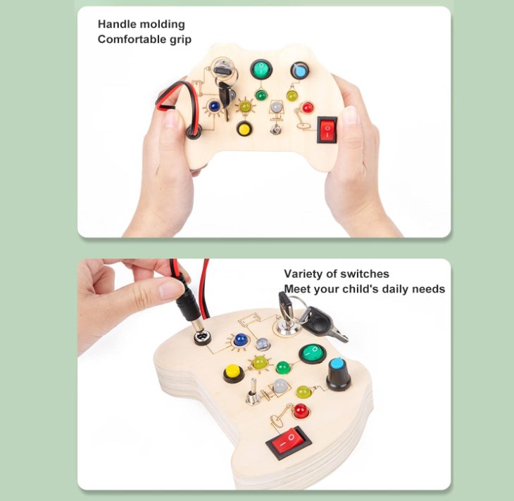 Busyboard din lemn  S12D001