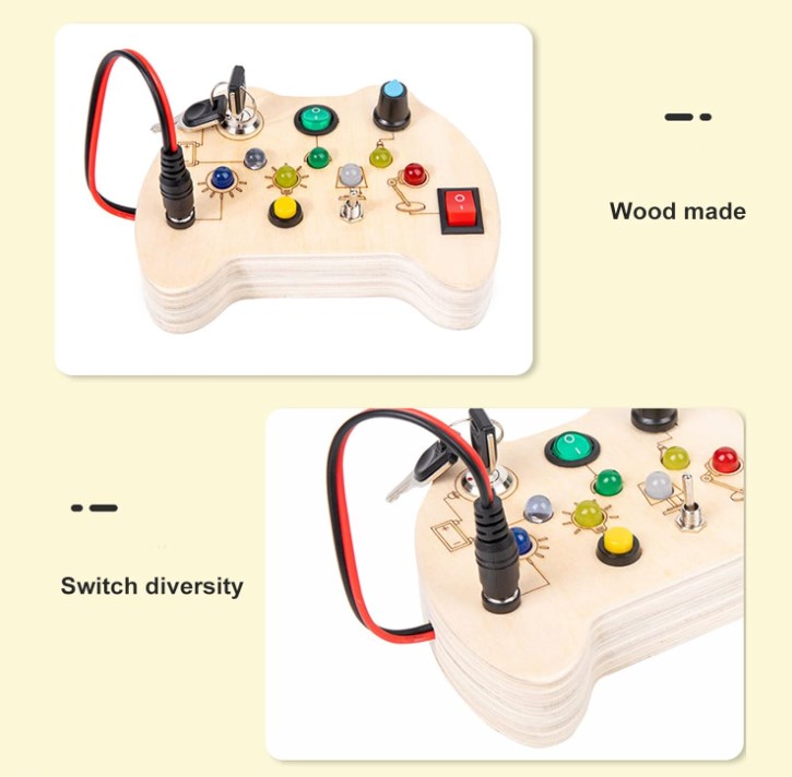 Busyboard din lemn  S12D001